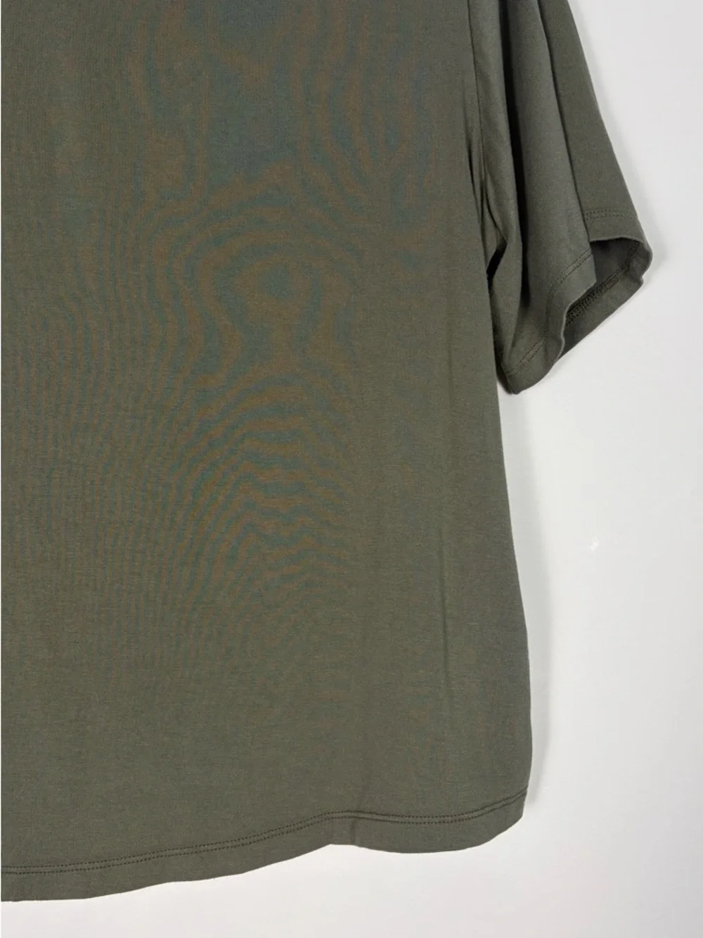 Nuuds Green Boxy Pajama Tee Top